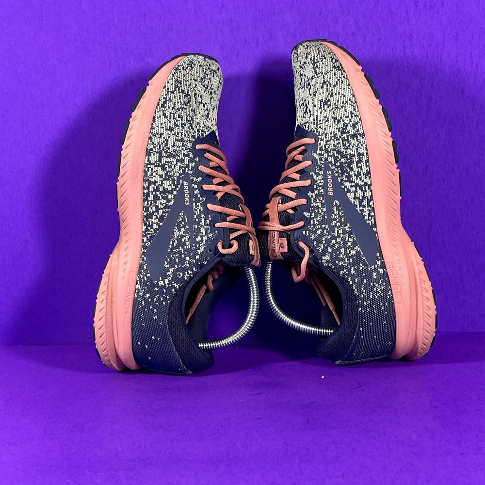 Brooks Women's Blue & Pink Launch 6 Running Sneakers Shoe Size 9.5 - Picture 7 of 10